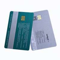 ISO7816 Chip Card Access Control Smart Card SLE5542, SLE4442 with  Silver Magnetic Stripe