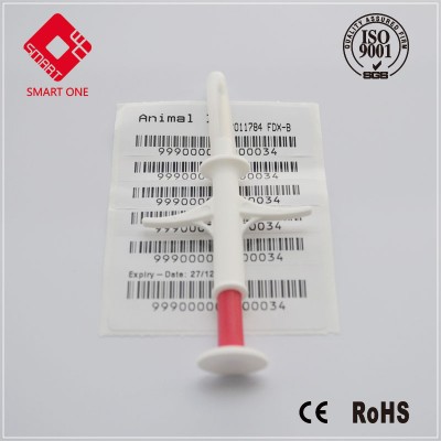 1.4*8MM Syringe Microchip for Dog ISO7814/7815 Transparent Microchip