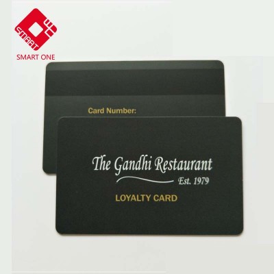 2019 new design full color printing plastic loyalty card with magnetic stripe