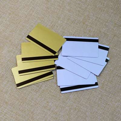 ISO14443A NFC Ultralight EV1 PVC Blank White Cards CR80 Gold/ Silver Metallic